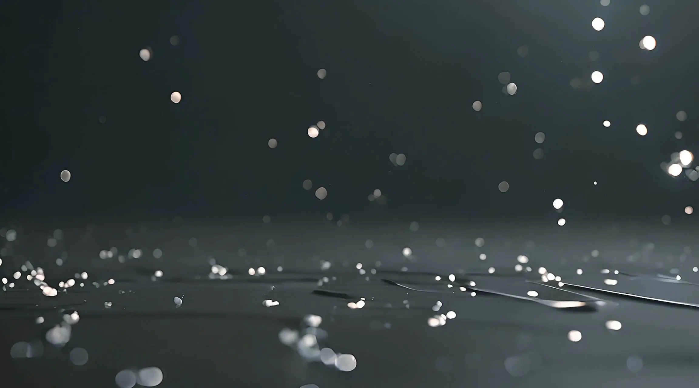 Magical Rain Slow Motion Glowing Particles Background Clip